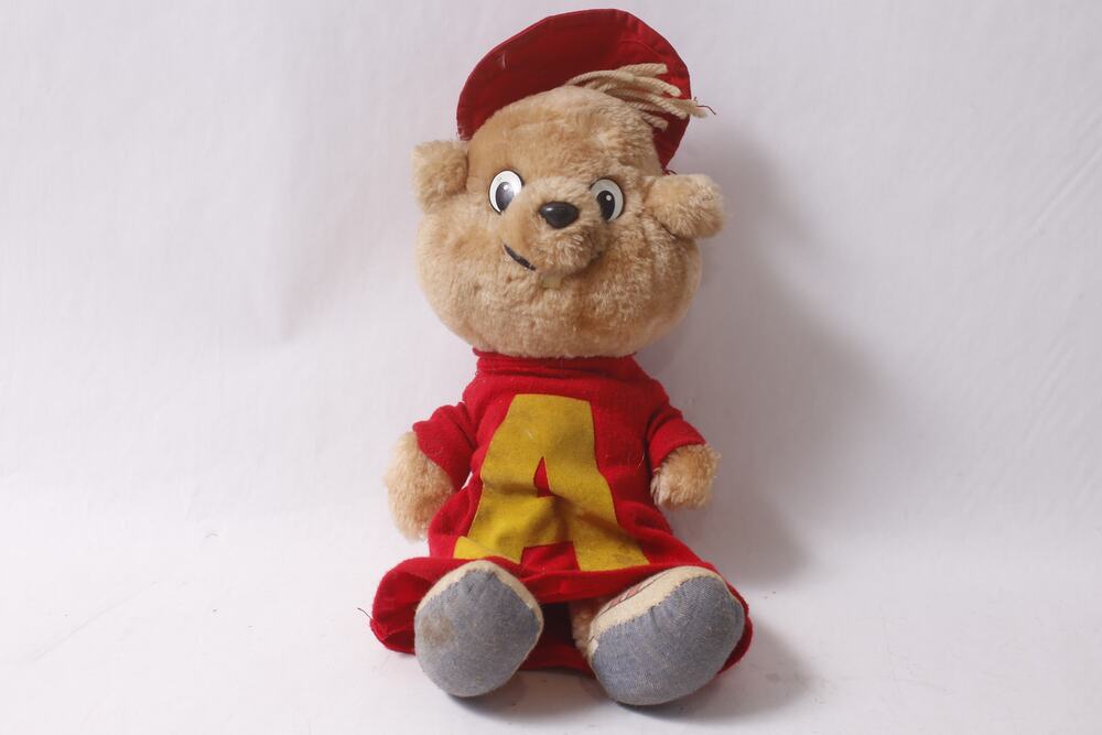 1980s Alvin and the Chipmunks Plush Alvin Vintage Soft Toy FLAWS~ 260612-WH 1102